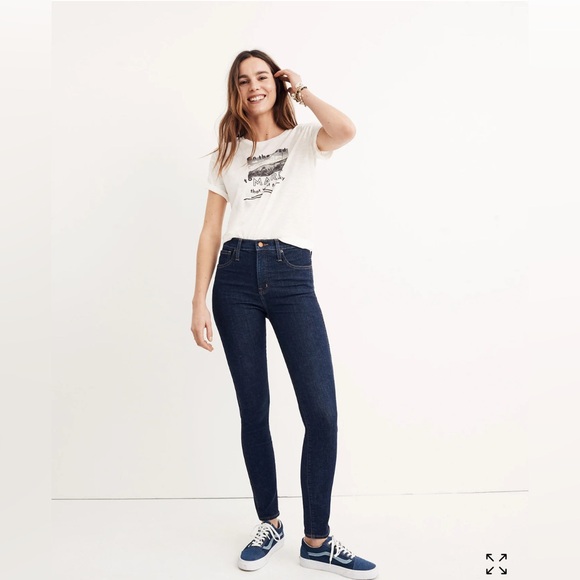 Madewell 10" High-Waist Skinny Jeans | Lucille Wash | Women’s Size 26 - Picture 1 of 13